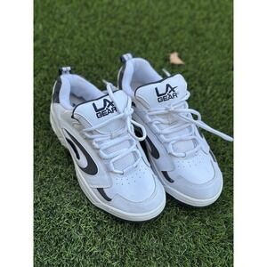 L.A. Gear Madrid 2103M White Black Men's Size 8 Sneakers Shoes